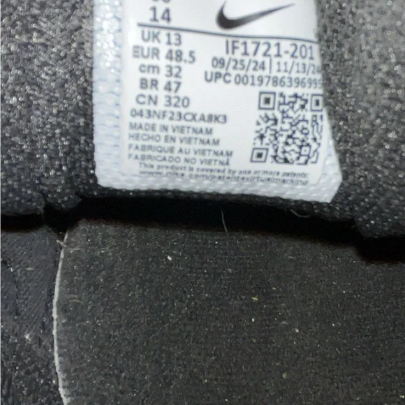 Nike Men’s Sneakers - Orange, Black, and Tan - Picture 7 of 8